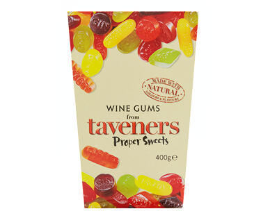 Taveners Jelly Babies or Wine Gums 400g