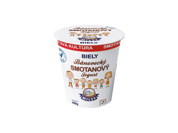 BÁNOVECKÝ SMETANOVÝ JOGURT