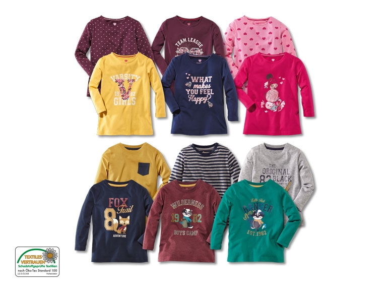 Langarmshirts, 2er