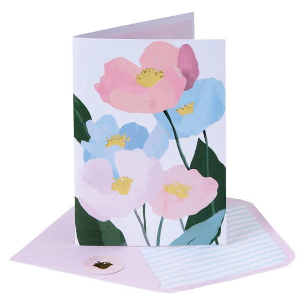Pembrook Floral Blank Greeting Card