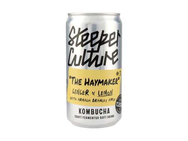 Cherry & Lime Sparkling Tea / Ginger & Lemon Kombucha
