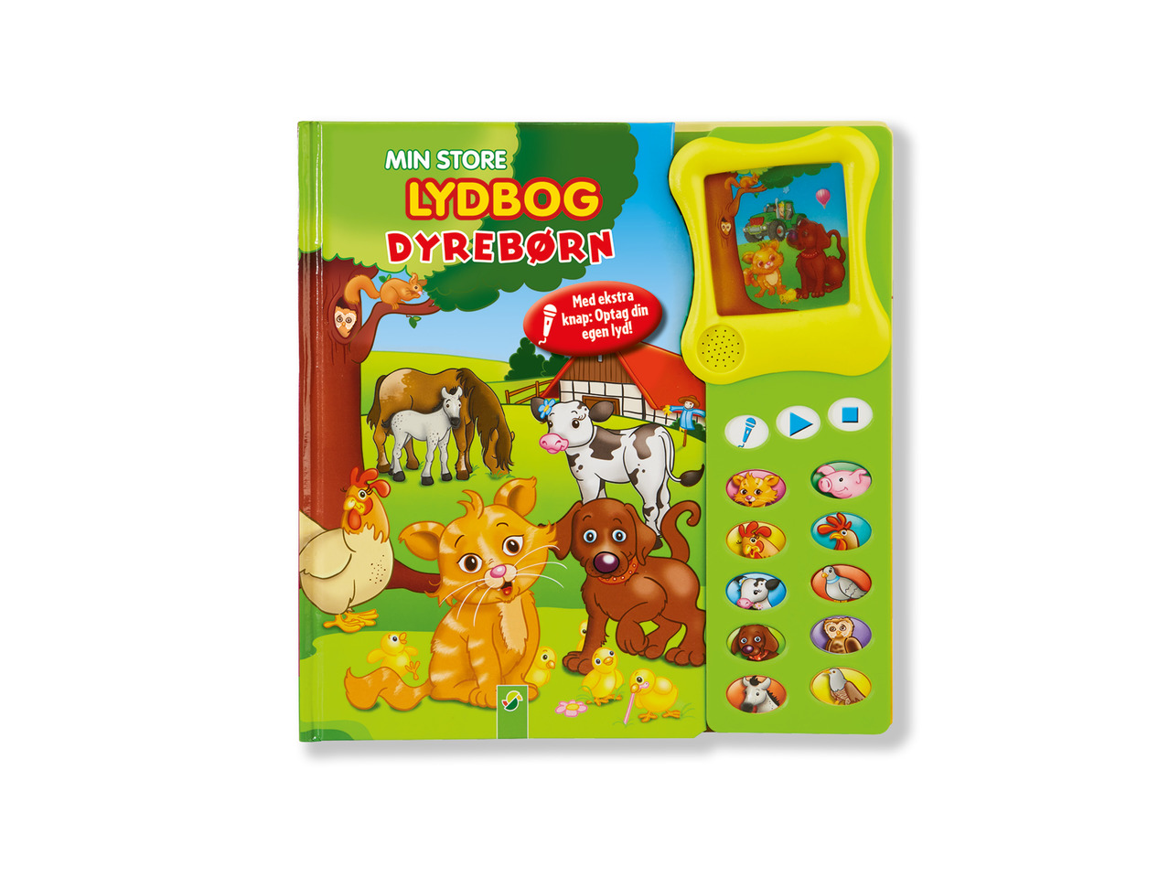 Lydbog med optagefunktion