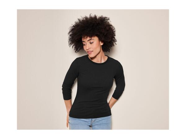 Esmara Ladies' Long Sleeve Ribbed Tops 2 Pack