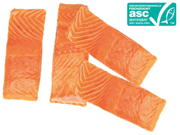 Frische ASC Lachsfilets