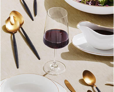 Crystal Champagne, Red Wine or White Wine Glasses 6pk