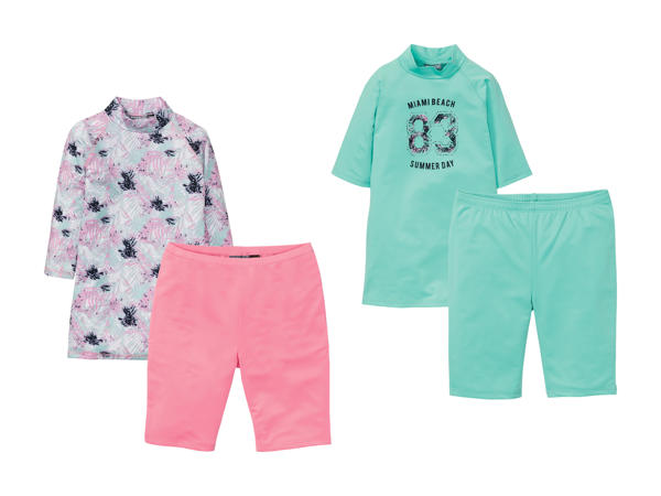 Ensemble anti-UV pour fille, 2 pièces1