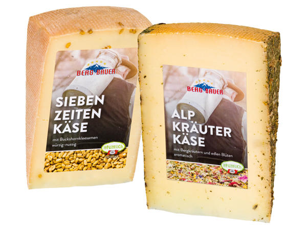 BERG BAUER Alpkräuter- oder Siebenzeitenkäse