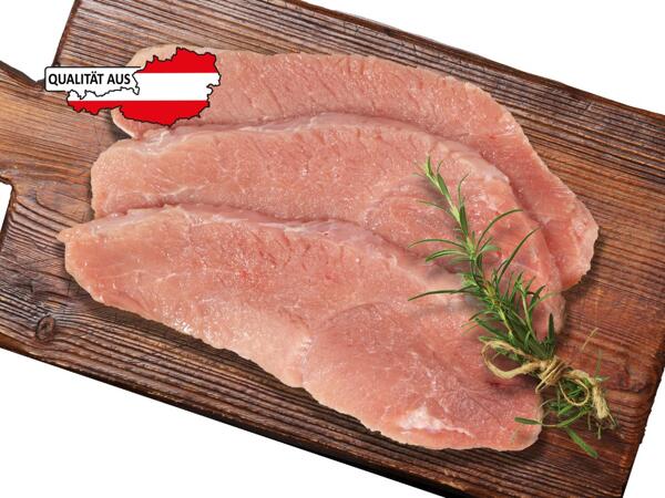 Frische Schweinsschnitzel