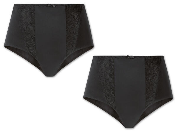 Damen Spitzen-Unterwäsche, Slip, 2 Stück