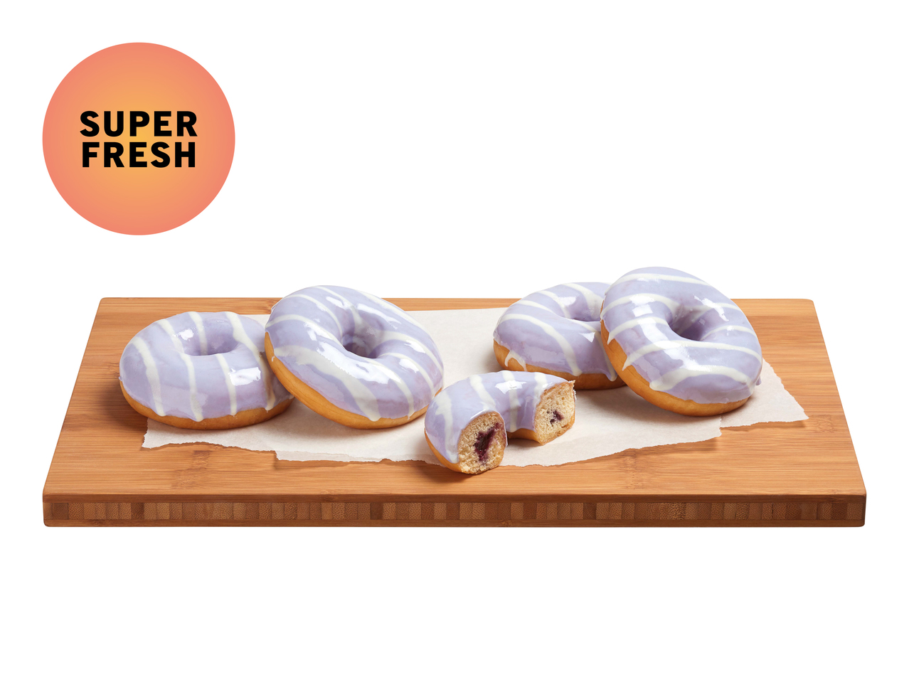 Donut à la myrtille