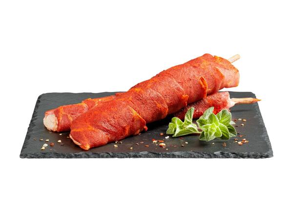 Brochette fourrée "flambeau"
