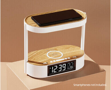 Dual Wireless Charging Clock
