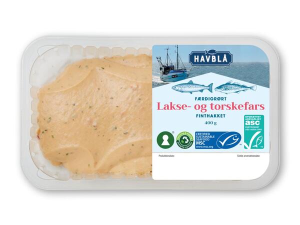 HAVBLÅ Lakse- og torskefars eller fiskefileter