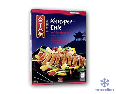 ASIA Knusperente auf Gemüsebett