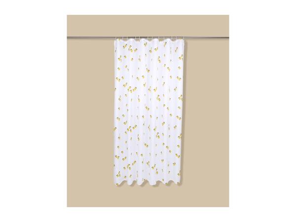 Shower Curtain With Lemon Pattern