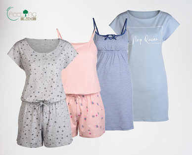 GREEN FEELING BIO Damen-Sleepshirt/-Jumpsuit, Baumwolle (Bio)