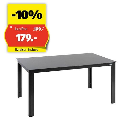 BELAVI Table de jardin aluminium, A6PGT23