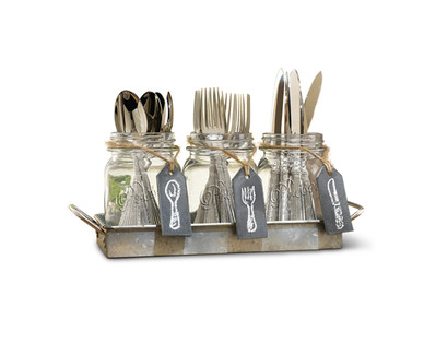 Crofton Galvanized Caddy