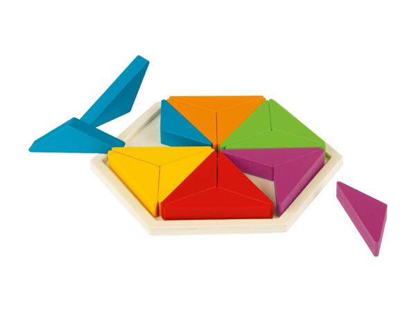 Playtive Wooden Rainbow Tile Game