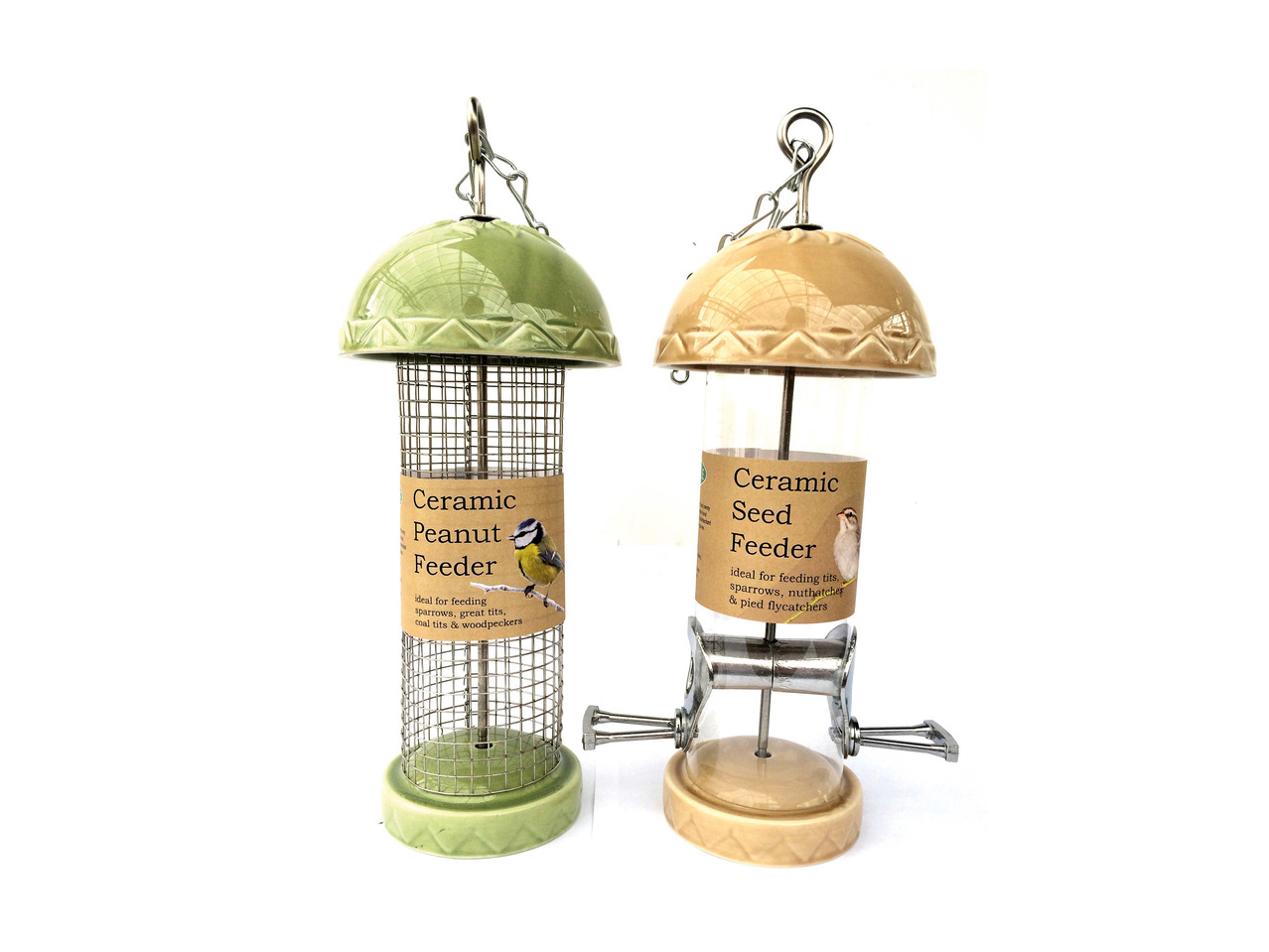 Oakdale Ceramic Bird Feeders1