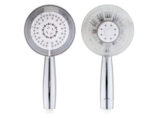 Duschmunstycke med LED