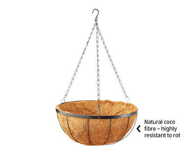 Hanging Basket with Liner or Basket Liners 2pk
