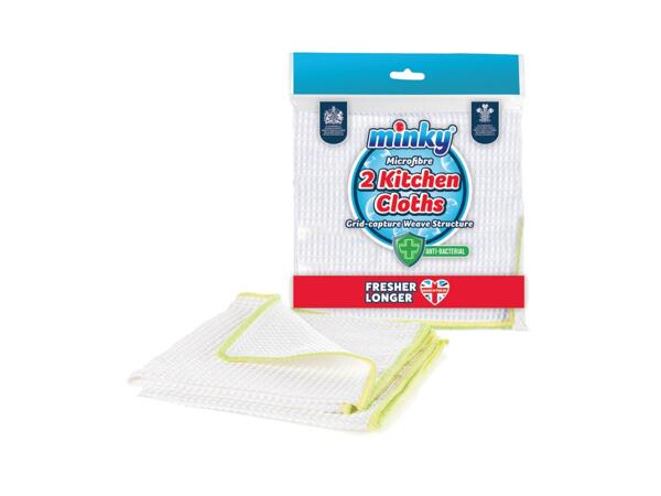 Anti-bacterial Microfibre Kitchen Cloths