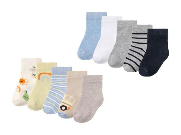 Chaussettes pour bébé, 5 paires