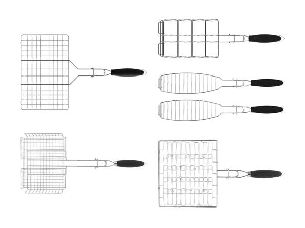 Graticola per barbecue con manico