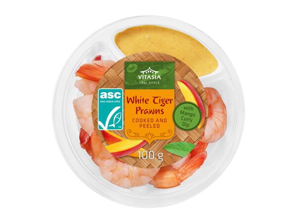 White Tiger Prawns with Dip