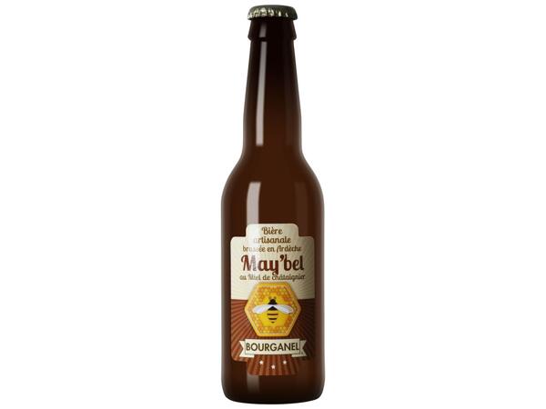 BRASSERIE BOURGANEL | Maybel Bière blonde au miel de chataignier de l'Ardèche