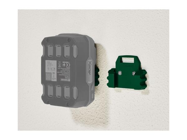 Parkside Wall Holder Set for Batteries - 6x 1 Slot