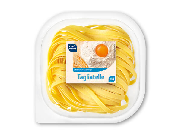 Tagliatelle med eller uden spinat