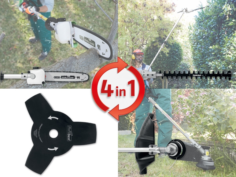 FLORABEST(R) Benzin-Kombigerät 4-in-1