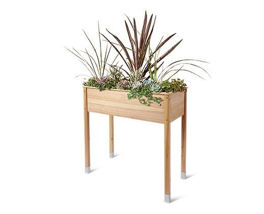 Belavi Wooden Raised Planter