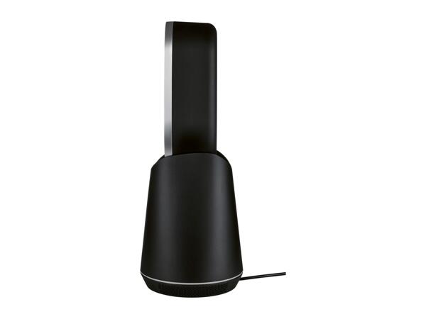 Silvercrest Bladeless Desk Fan Heater - Black