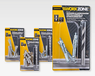 Lot de fixation avec mèche WORKZONE(R)