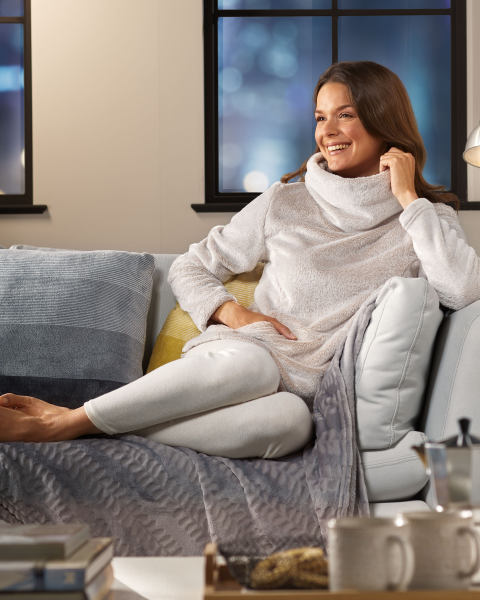 Avenue Cowl Neck Snuggle Top