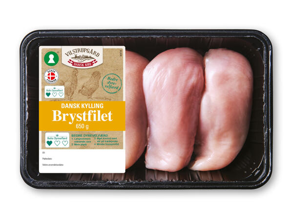 Danske kyllingebryst- eller inderfileter