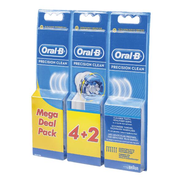 Oral-B opzetborsteltjes, 6 st.