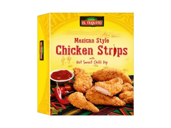 El Tequito Mexican Style Chicken Strips with Dip