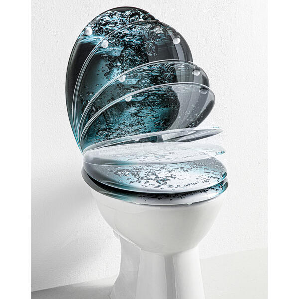 WC-Sitz 3-seitig bedruckt