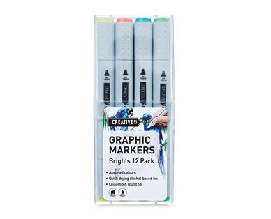 Graphic Ink Markers 12pk