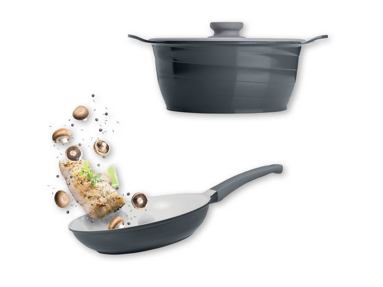 ERNESTO Ceramic Stock Pot/ Frying Pan