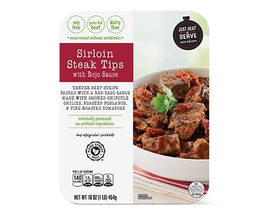 Park Street Deli 
 Sirloin Steak Tips with Chimichurri or Rojo Sauce