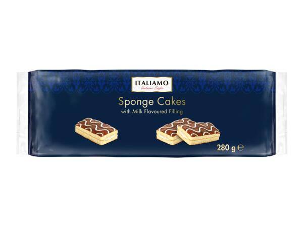 Italiamo Sponge Cakes with Milk Creme Filling