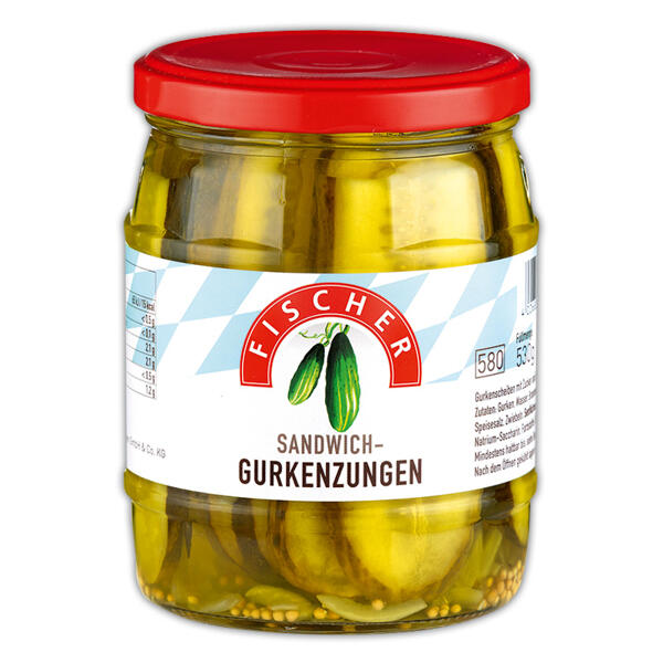 Gurkensticks / Sandwichgurkenzungen