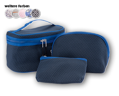 Kosmetiktaschen-Set, 3-teilig