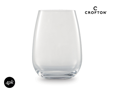 Stemless Wine Glasses 4pk