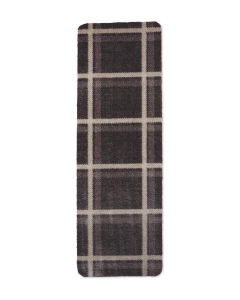 Check Washable Runner
